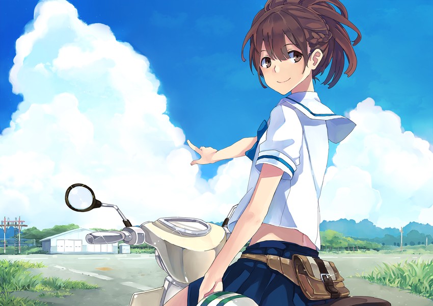 senomiya akiho (science adventure and 1 more) drawn by hao_(patinnko)