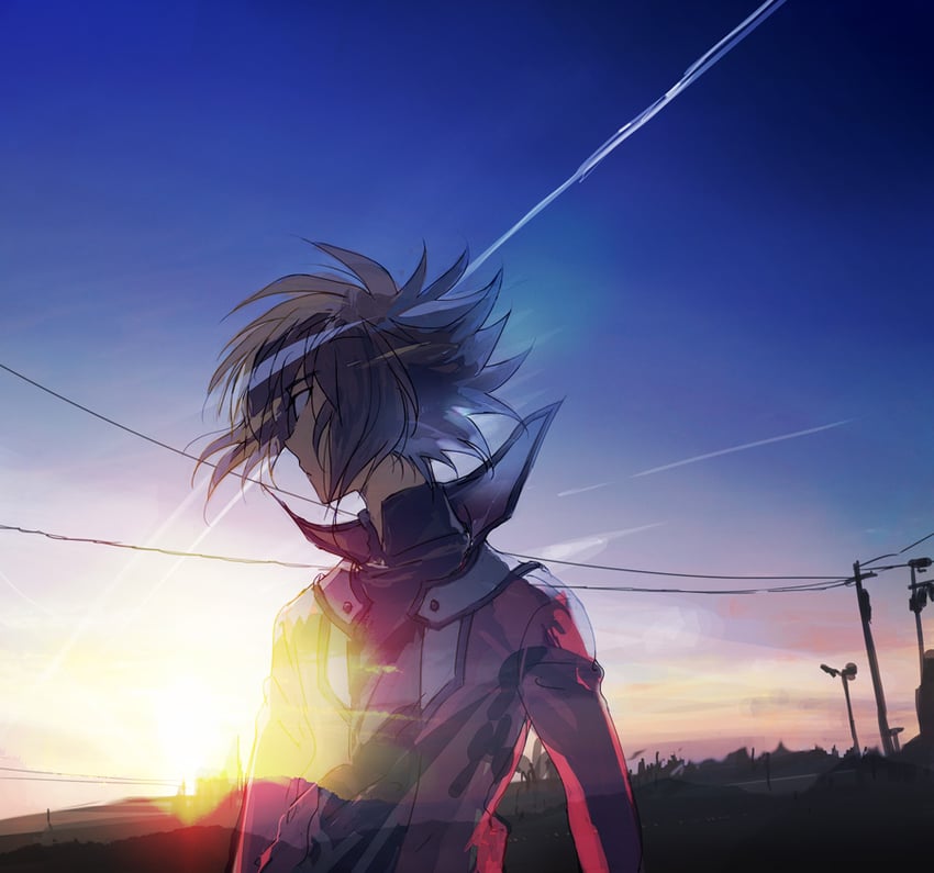 yuki judai (yu-gi-oh! and 1 more) drawn by moribuden
