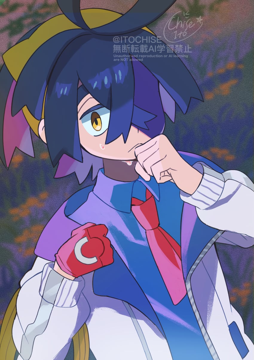 kieran (pokemon and 1 more) drawn by orange_(orangelv20)