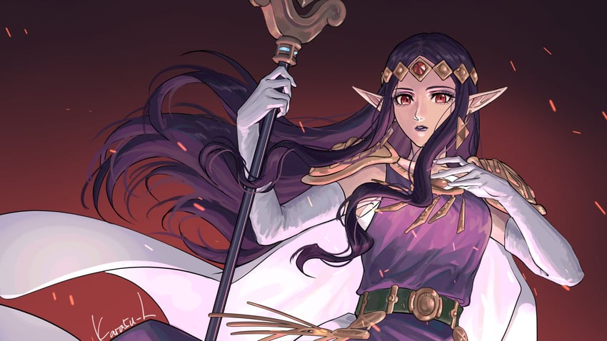 princess hilda (the legend of zelda and 1 more) drawn by kurokawa_karasu