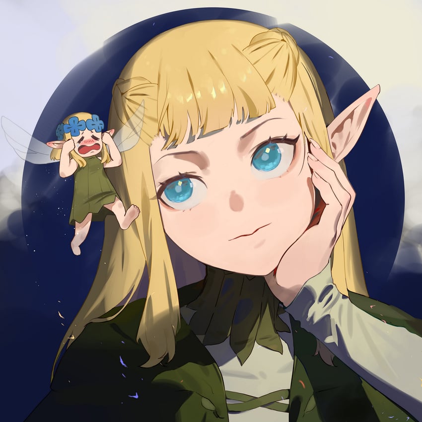 pattadol and fairy (dungeon meshi) drawn by im_(dorya9)
