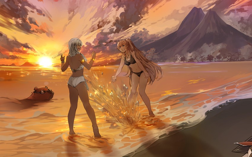 marisa, kapi, and ari (the girl from arkanya) drawn by closz