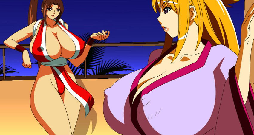shiranui mai and tachibana mizuki (fatal fury and 2 more)