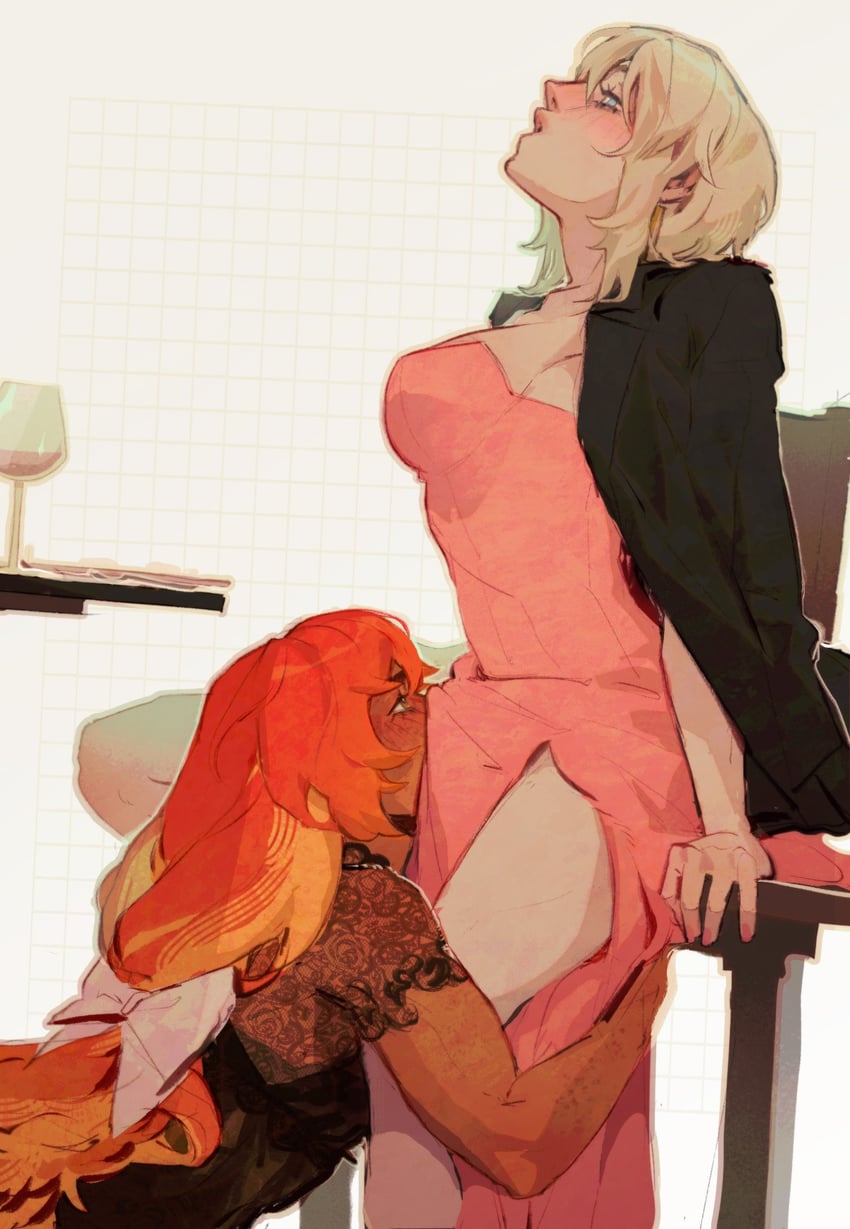 ishmael and faust (project moon and 1 more) drawn by 2400db
