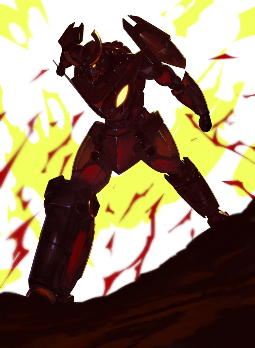 gurren-lagann (tengen toppa gurren lagann) drawn by horizon_(sushi0126)