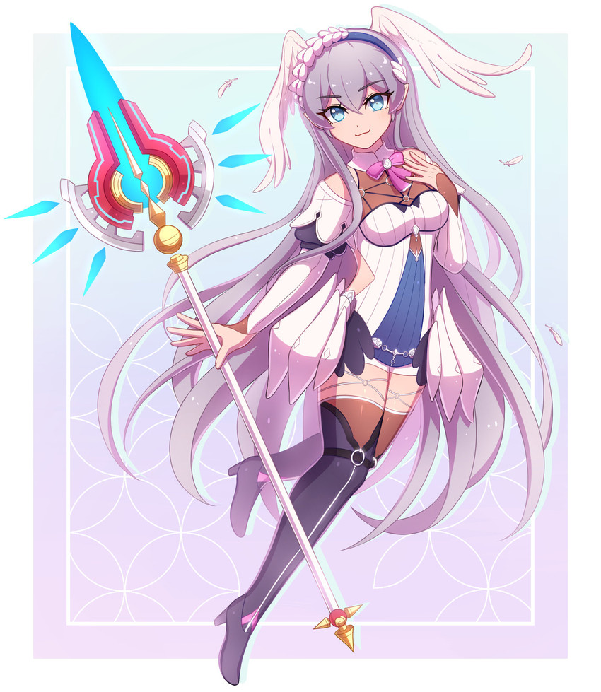 melia antiqua (xenoblade chronicles and 2 more) drawn by enni