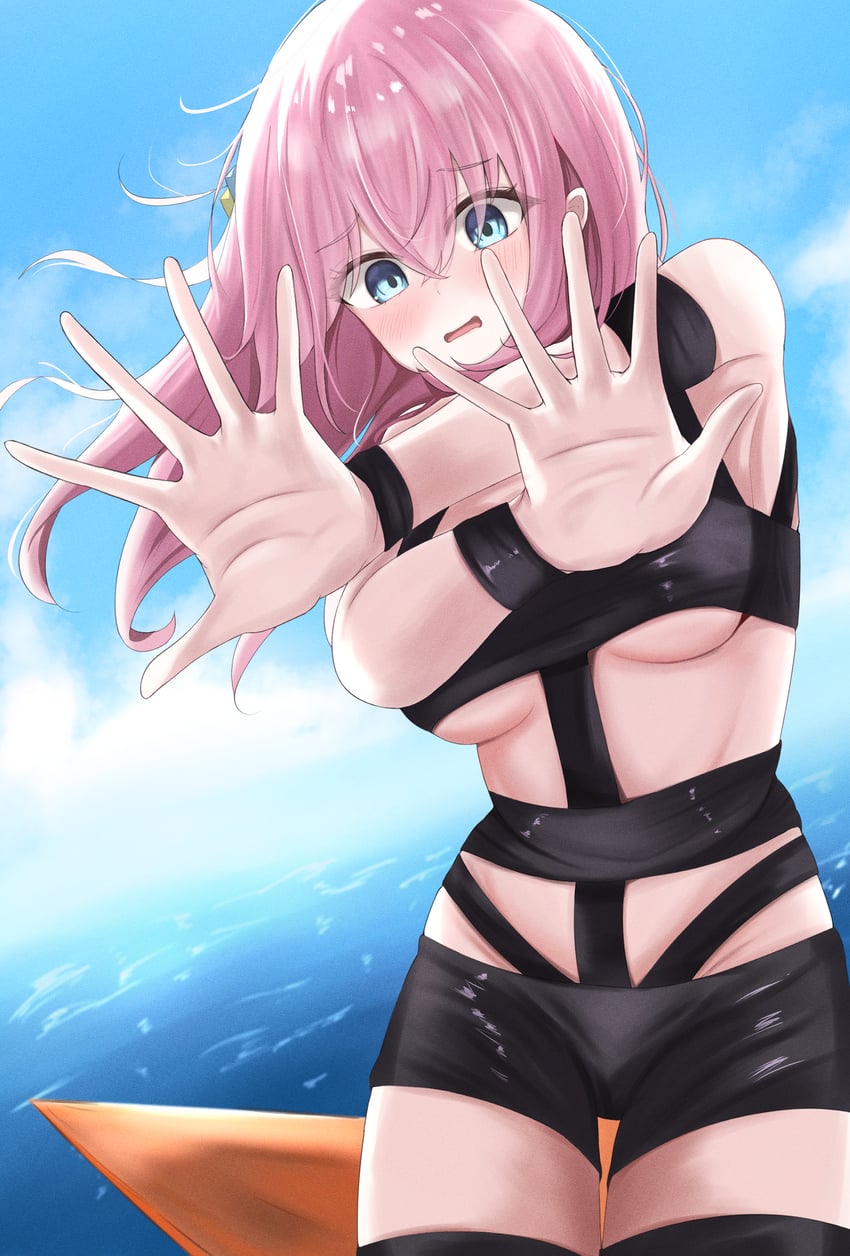 gotoh hitori (bocchi the rock! and 1 more) drawn by samidarekinoko