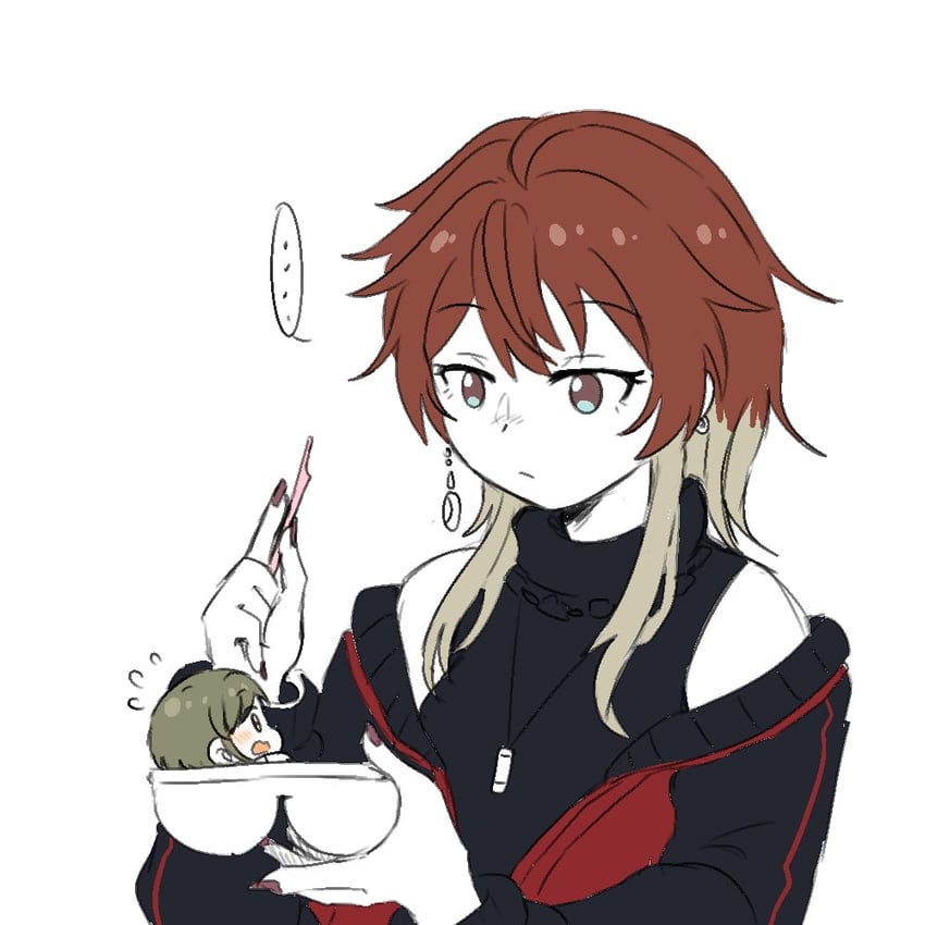 nanakusa nichika and aketa mikoto (idolmaster and 1 more) drawn by artisansg_lily