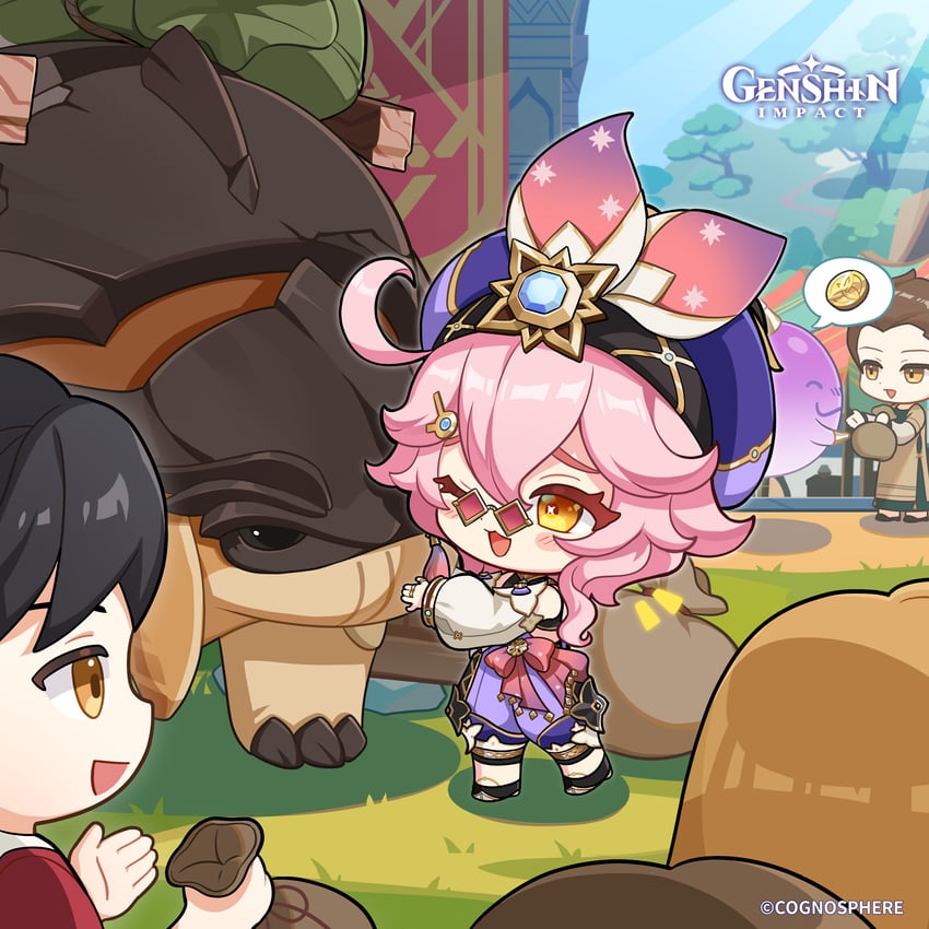 dori, jinni, and sumpter beast (genshin impact)