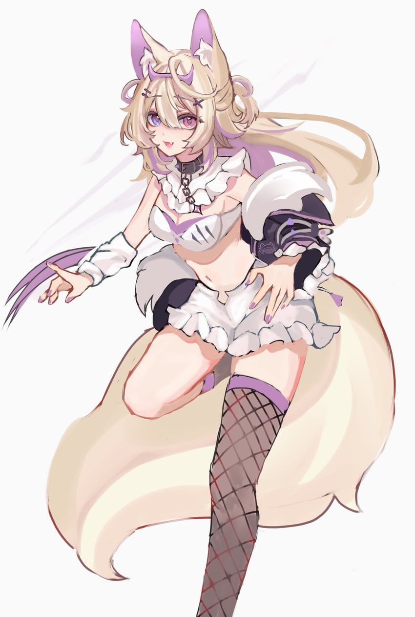 fuwawa abyssgard and mococo abyssgard (hololive and 1 more) drawn by nyctea_snow