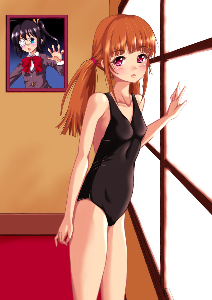 takanashi rikka (original and 1 more) drawn by kaze_makase