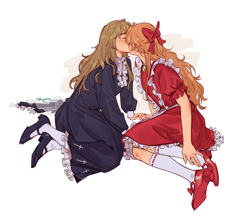elise liedl and lebkuchen (little goody two shoes) drawn by lesly_oh