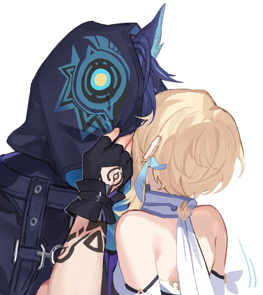 lumine and ororon (genshin impact) drawn by meat7955
