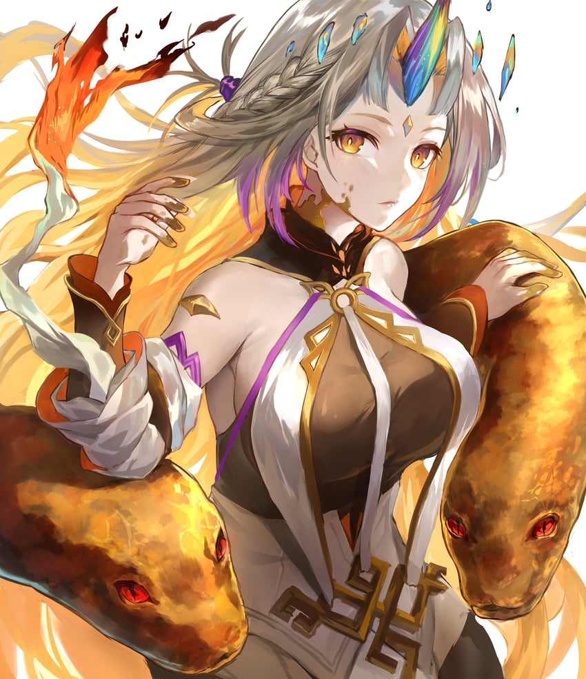 gullveig (fire emblem and 1 more) drawn by jurge