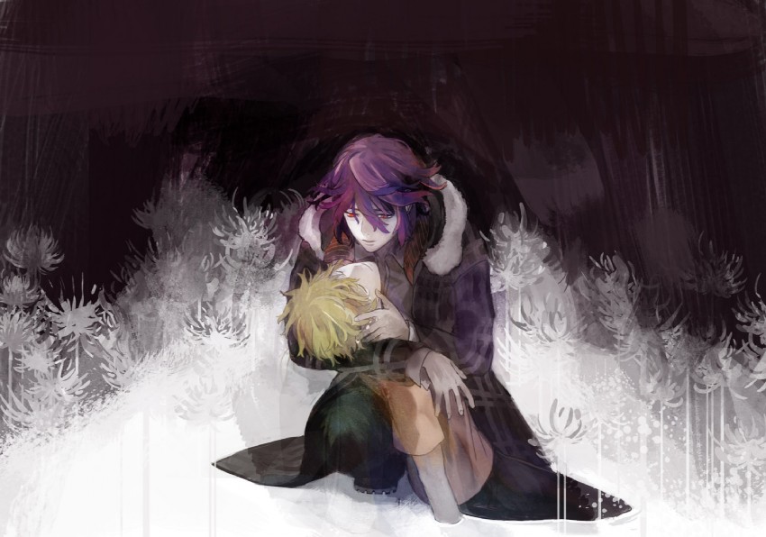 koide natsuno and mutou tooru (shiki) drawn by chiizu_sakiika