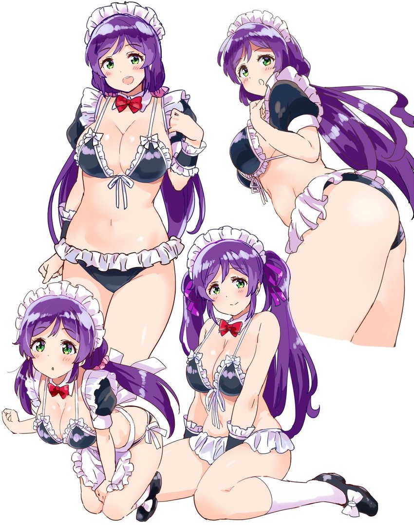tojo nozomi (love live! and 1 more) drawn by kurokawa_makoto