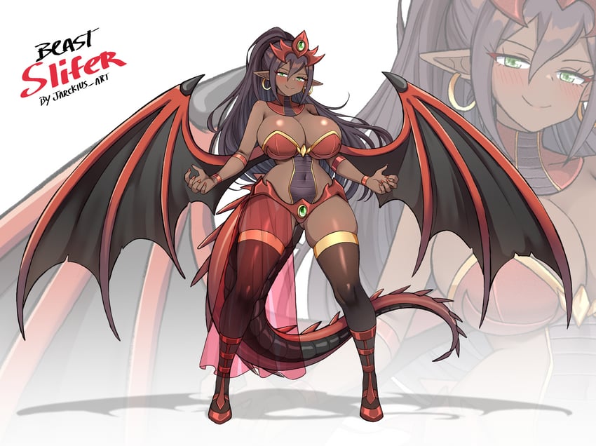 osiris the sky dragon (original and 1 more) drawn by jarckius