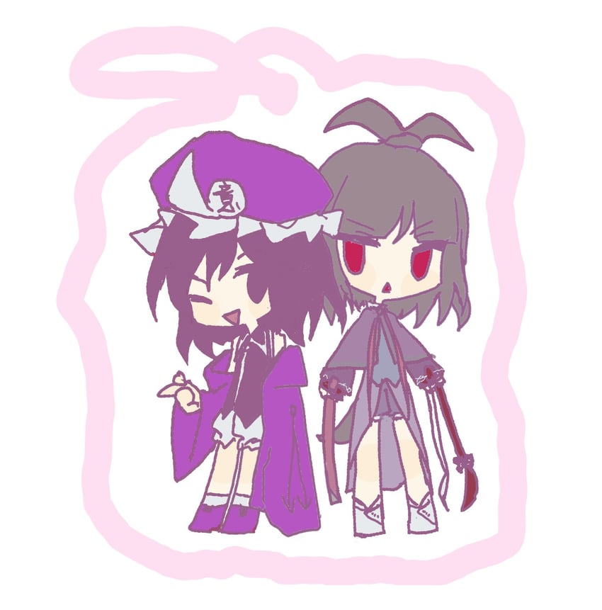 shitodo kuroji and adagumo no saragimaru (len'en) drawn by fuluola_xiaoyao