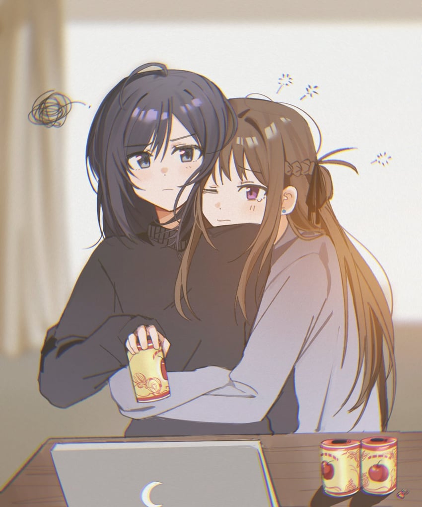miyagi shiori and sendai hazuki (shuuniichido classmate wo kau hanashi) drawn by haidao_mao
