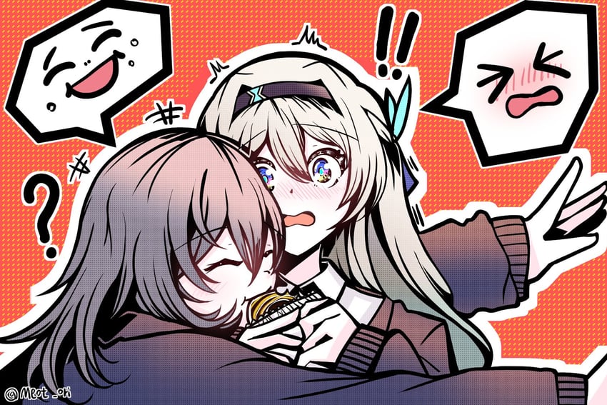 trailblazer, firefly, and stelle (honkai and 1 more) drawn by electronduck