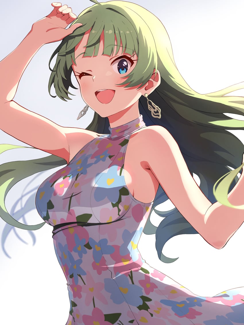 shimabara elena (idolmaster and 2 more) drawn by what_is_dap