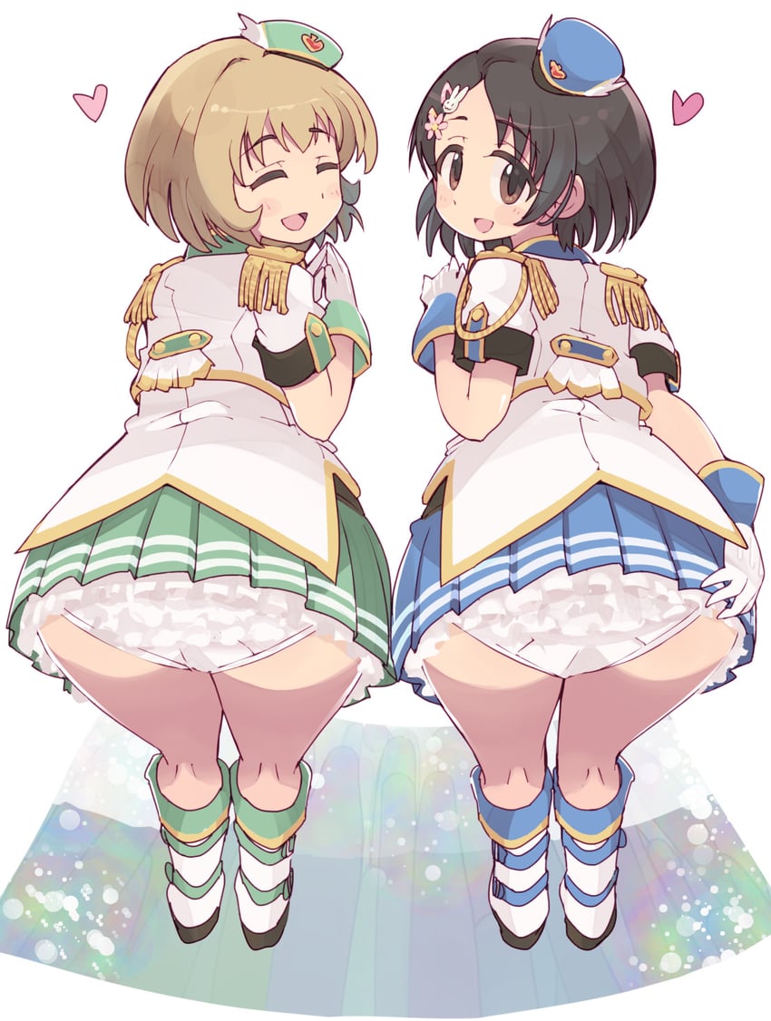 sasaki chie and koga koharu (idolmaster and 1 more) drawn by 4040_(abonriya)