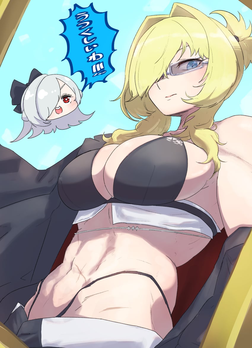 cinderella and grave (goddess of victory: nikke) drawn by iejima_(xmfqiejm)