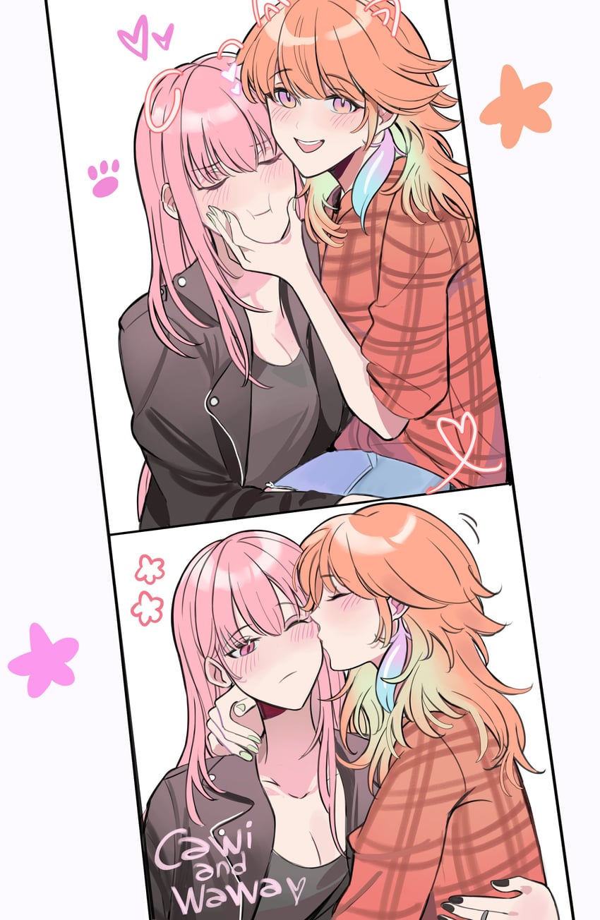 mori calliope and takanashi kiara (hololive and 1 more) drawn by amlichan