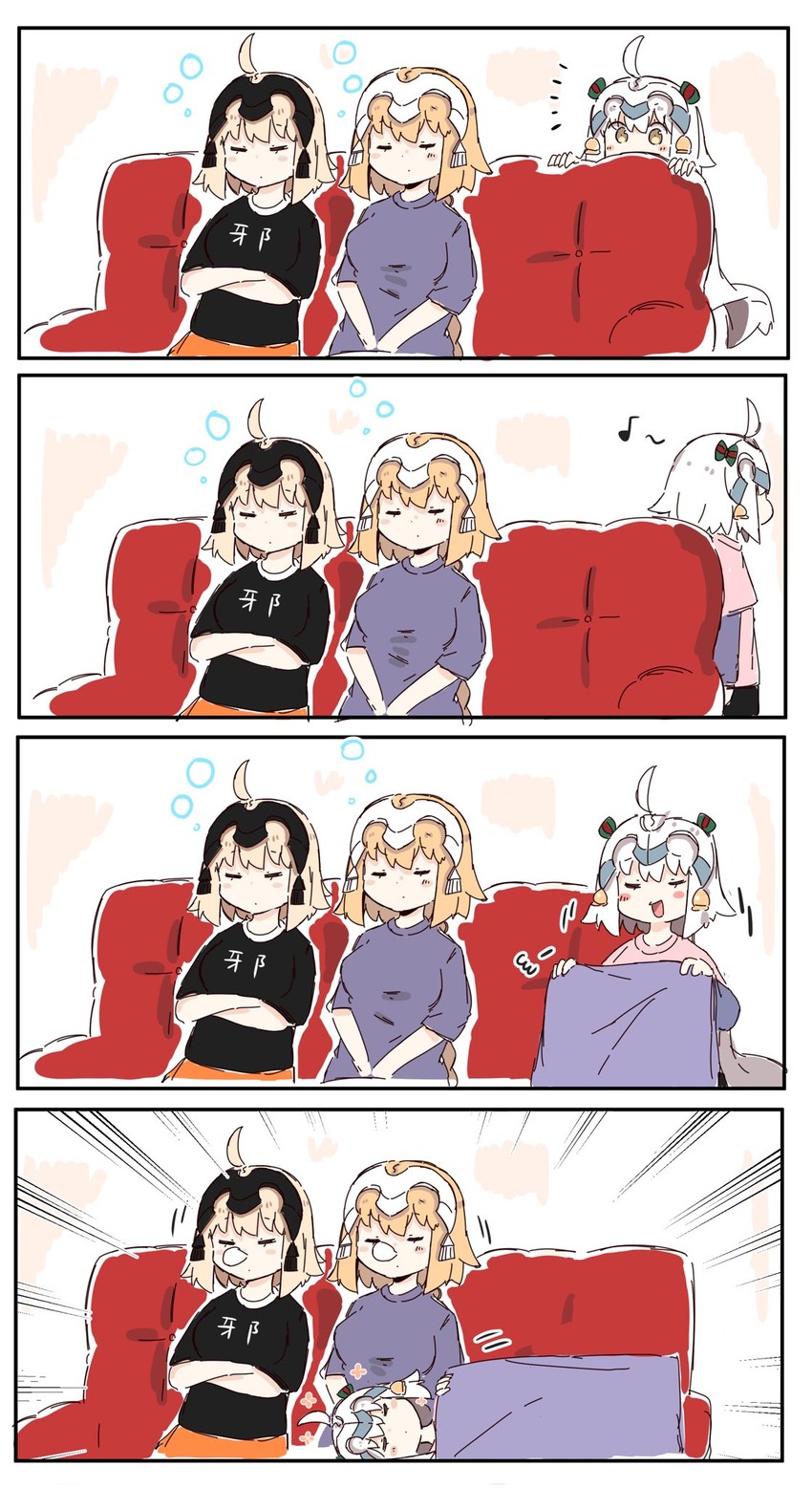jeanne d'arc alter, jeanne d'arc, and jeanne d'arc alter santa lily (fate and 1 more) drawn by ranf