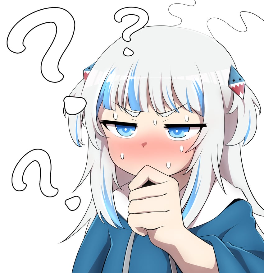 gawr gura (hololive and 1 more) drawn by danut