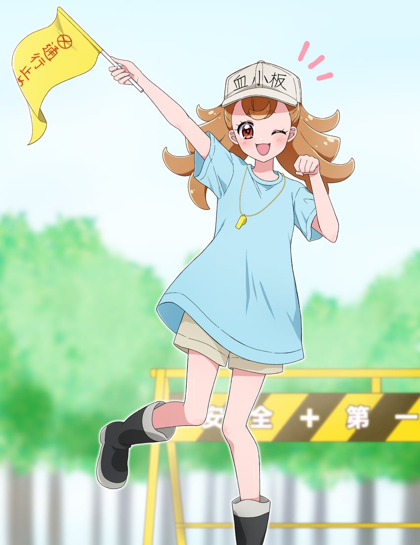 inukai komugi, platelet, and naganawa maria (precure and 2 more) drawn by kagami_chihiro