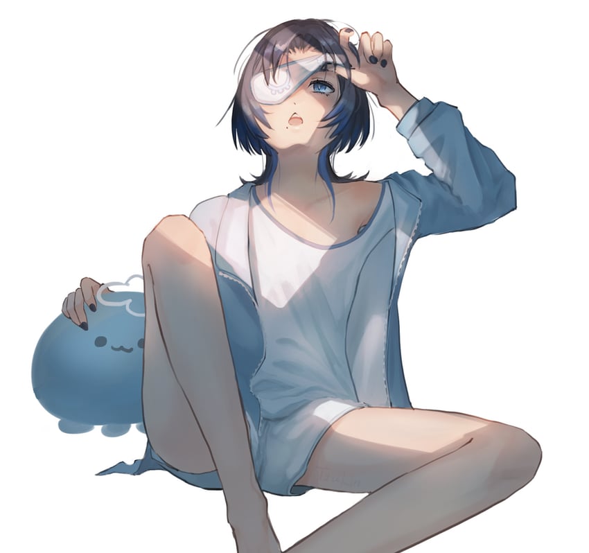 hiodoshi ao (hololive and 1 more) drawn by kakususipo