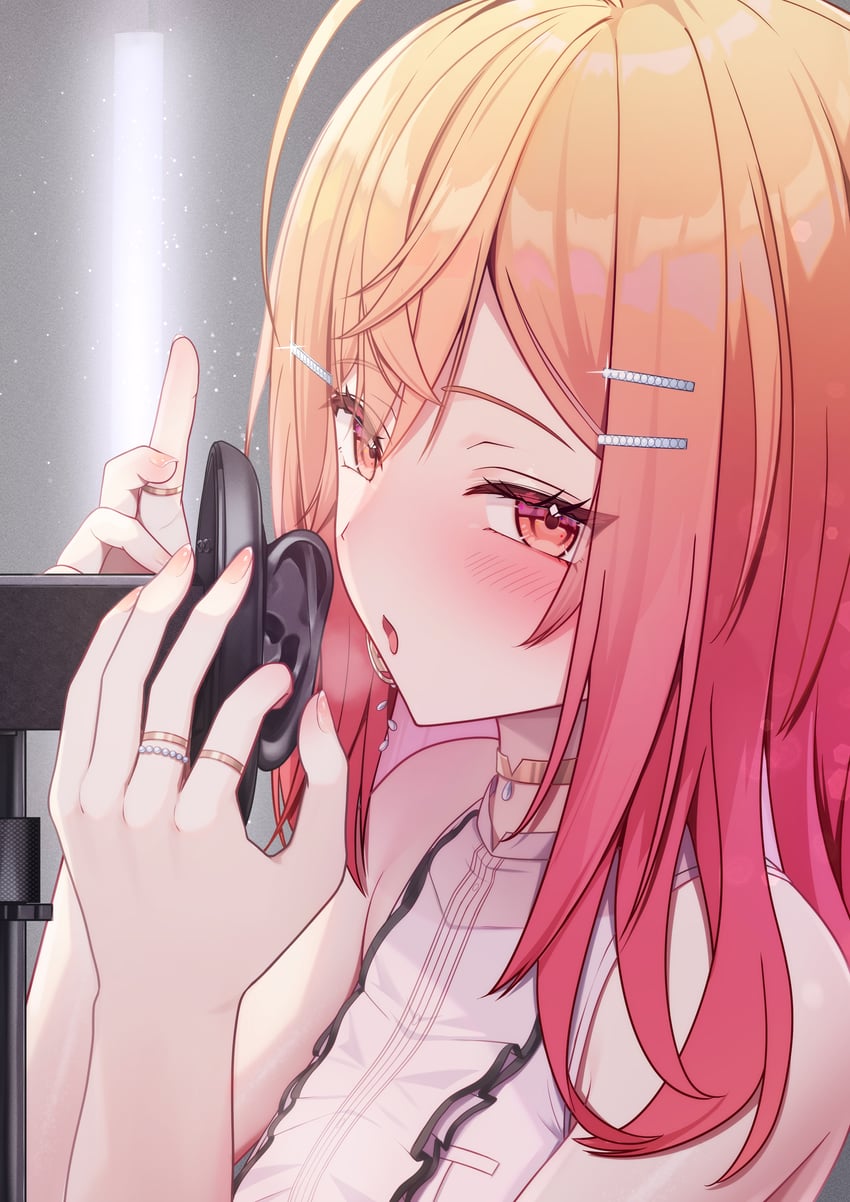 ichijou ririka (hololive and 1 more) drawn by akuame_(ring3922)