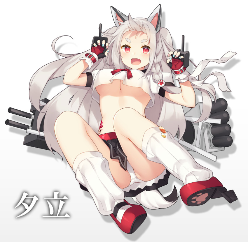yuudachi (azur lane) drawn by bekotarou