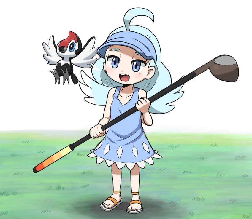 kahili and pikipek (pokemon and 1 more) drawn by takamame