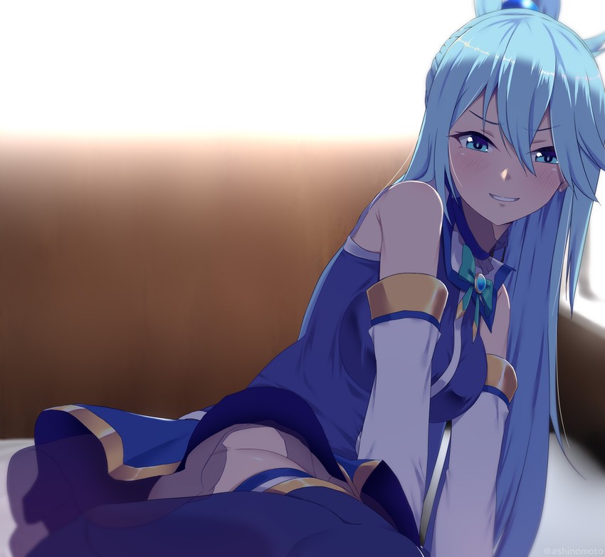 aqua (kono subarashii sekai ni shukufuku wo!) drawn by ashino_moto