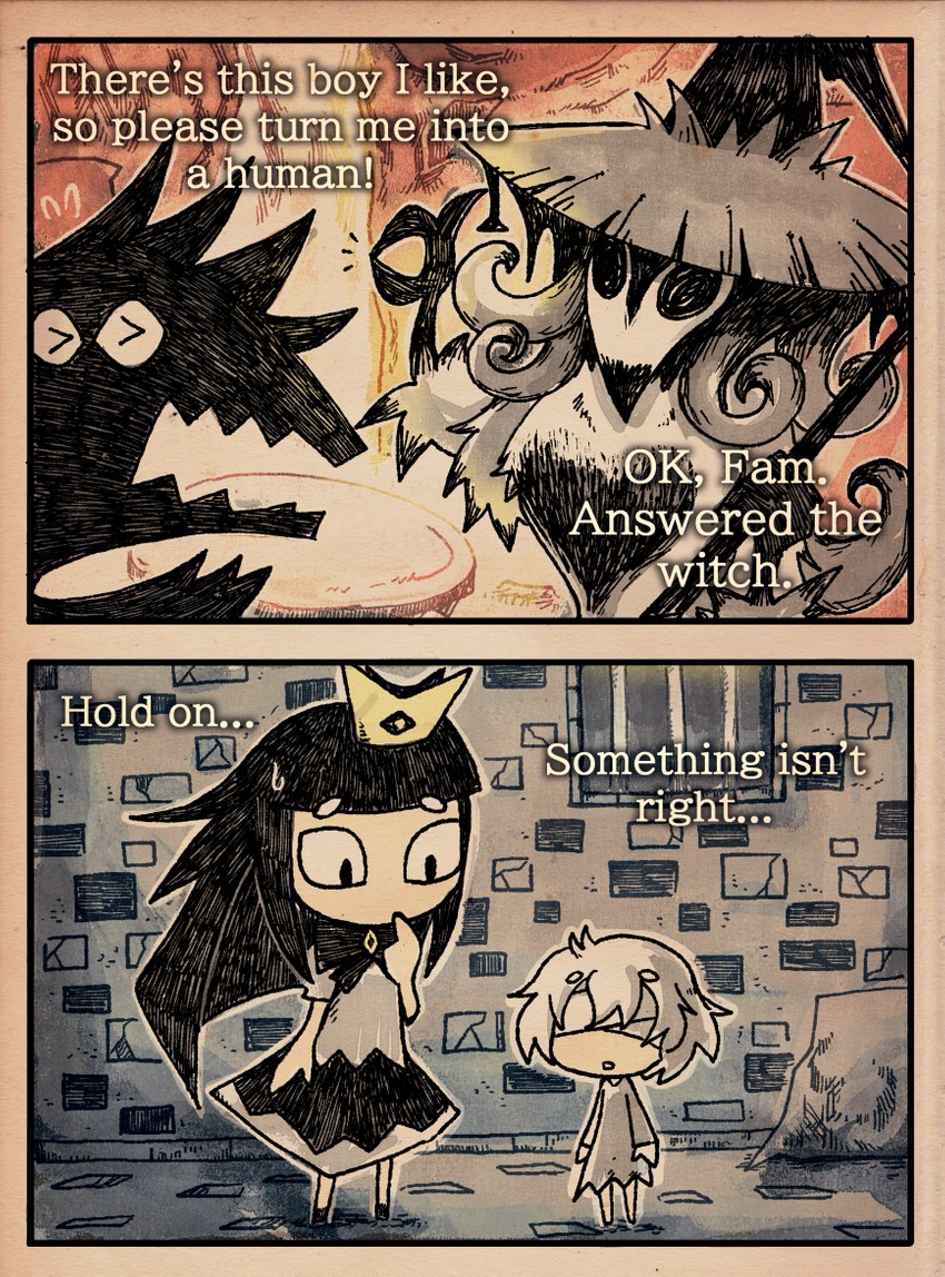 liar princess, blind prince, and witch (usotsuki hime to moumoku ouji) drawn by setz