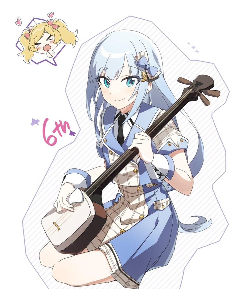 shiraishi tsumugi and emily stewart (idolmaster and 2 more) drawn by ap_bar