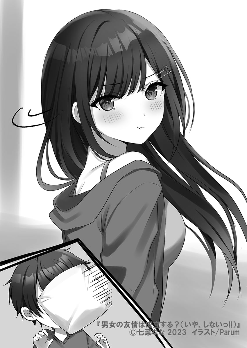 enomoto rion and natsume yuu (danjo no yuujou wa seiritsu suru?) drawn by parum39