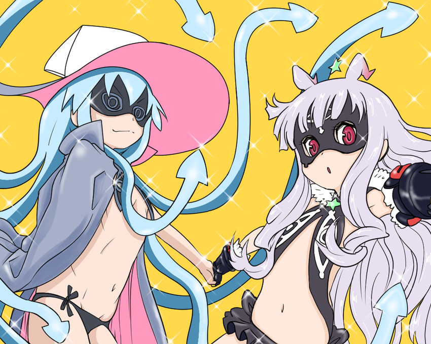 ikamusume, hoshimiya kate, venera-sama, and professor um (shinryaku! ikamusume and 1 more) drawn by a-king