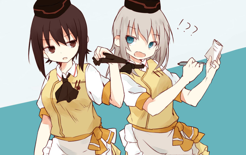 nishizumi maho and itsumi erika (girls und panzer) drawn by fud