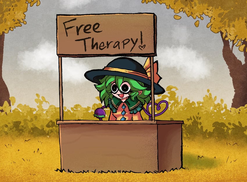 komeiji koishi (touhou and 1 more) drawn by elemenopii