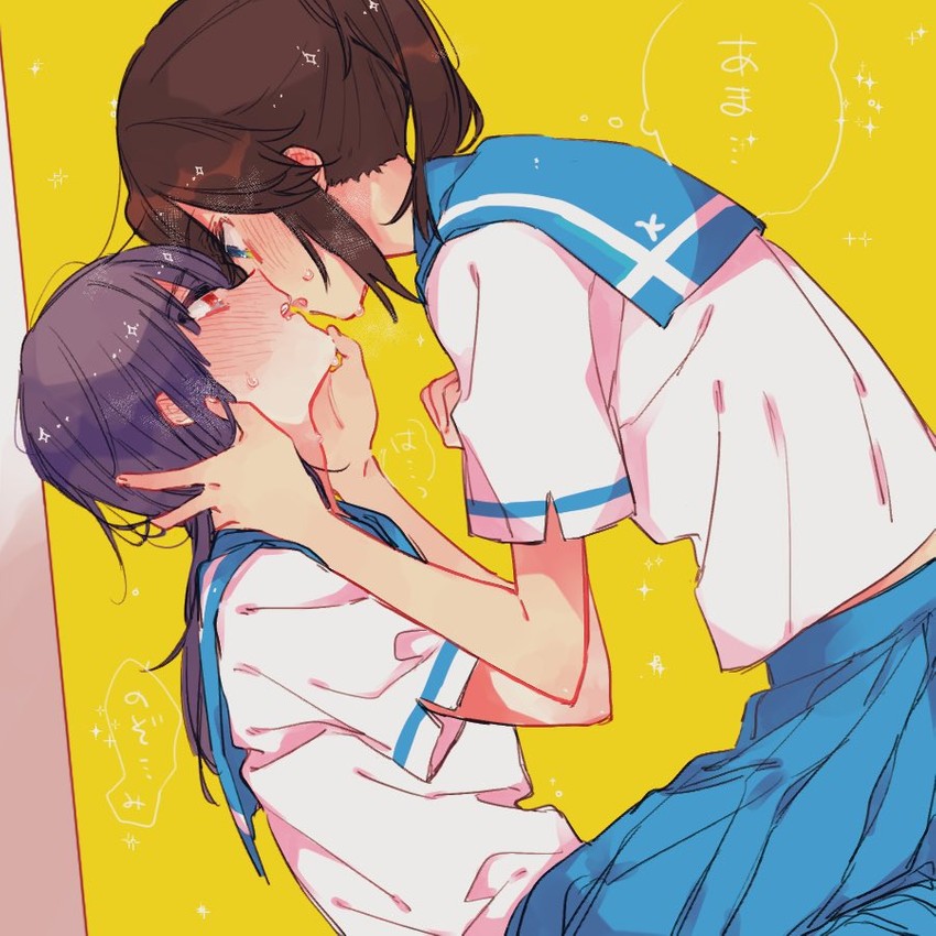 yoroizuka mizore and kasaki nozomi (hibike! euphonium and 1 more) drawn by torigara_cha