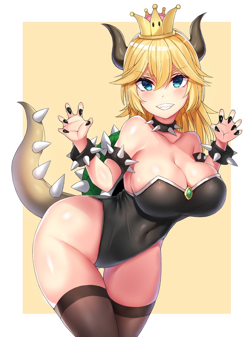 bowsette (mario and 1 more) drawn by nano_(syoutamho)
