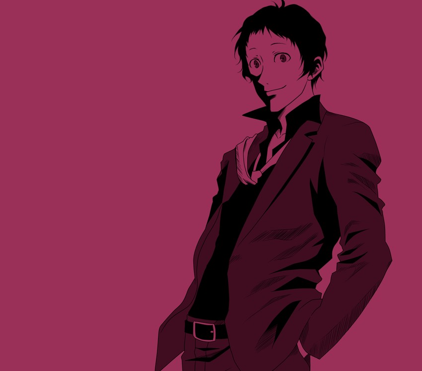 adachi tooru (persona and 2 more) drawn by uzu_hi