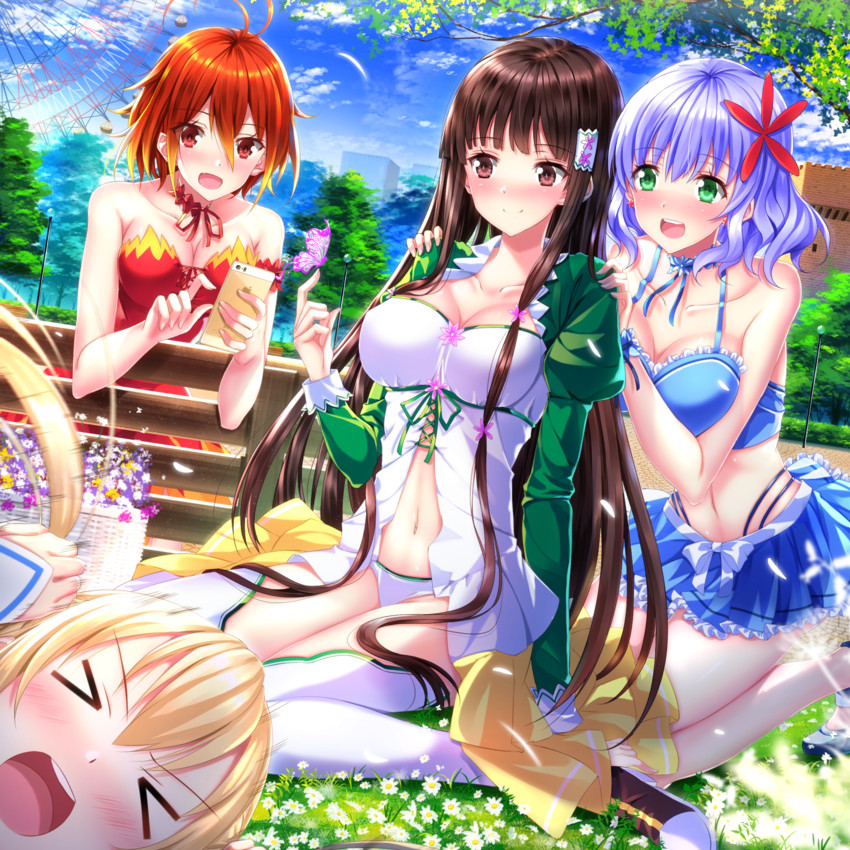 muse, sylphy, salama, and koborii (amagi brilliant park) drawn by swordsouls