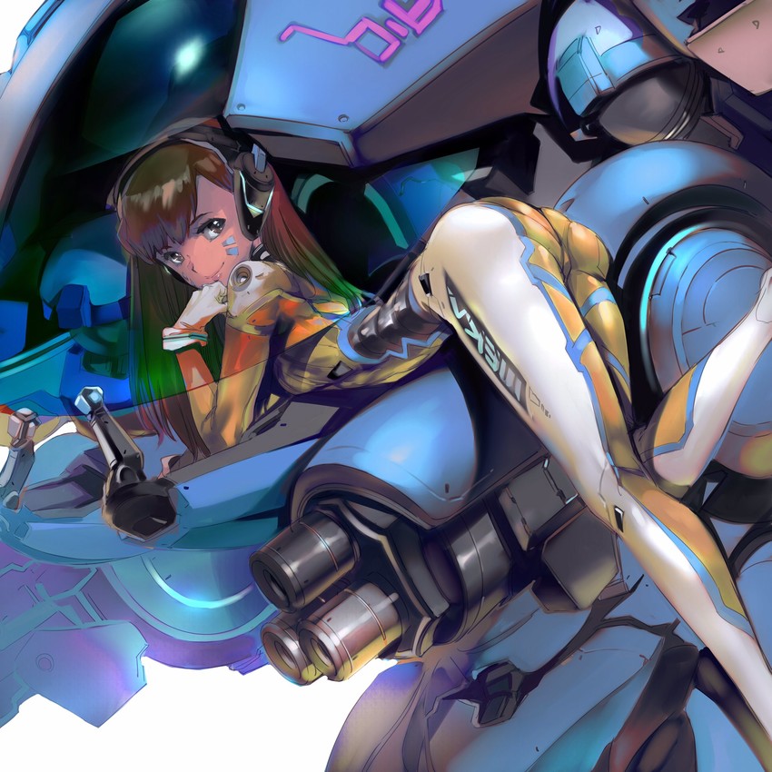 d.va (overwatch and 1 more) drawn by shimoguchi_tomohiro