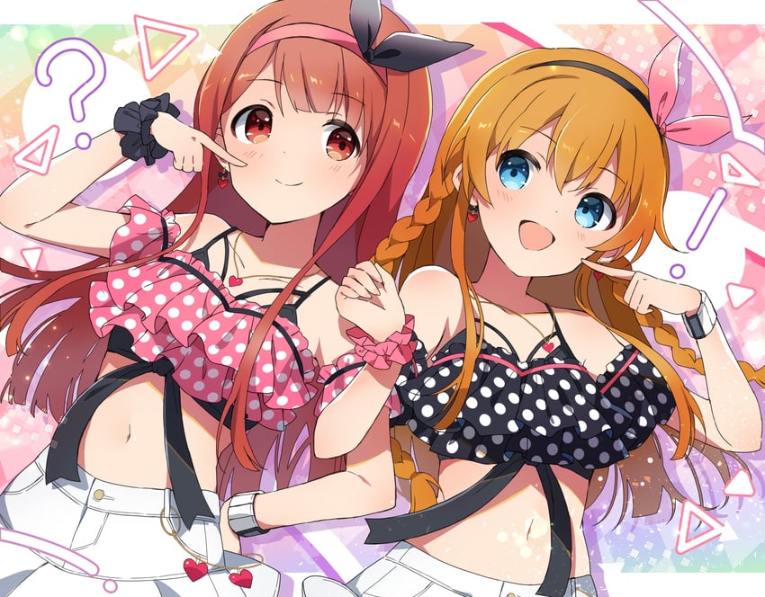 tanaka kotoha and kousaka umi (idolmaster and 2 more) drawn by mochigome_(ununquadium)