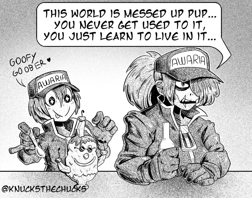 ula usterka and baba yaga (spongebob squarepants and 2 more) drawn by knucksthechucks