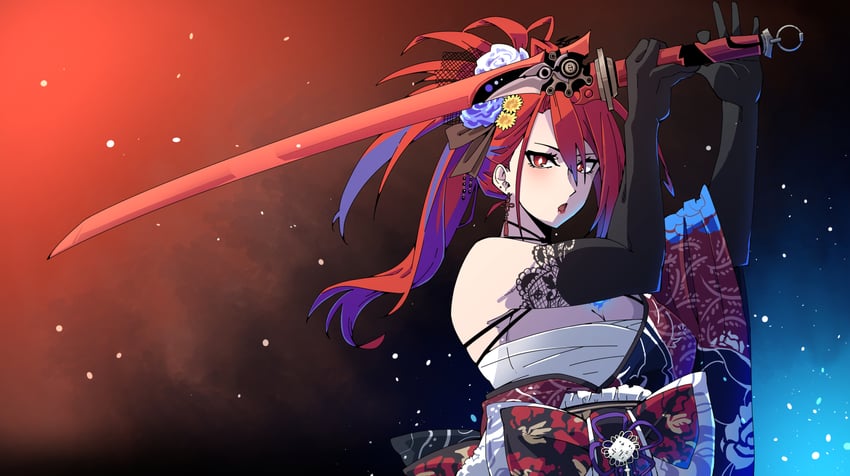 elizabeth rose bloodflame (hololive and 1 more) drawn by joeboto